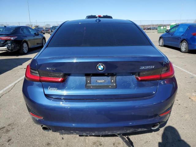 3MW5R7J00M8B51108 - 2021 BMW 330XI BLUE photo 6