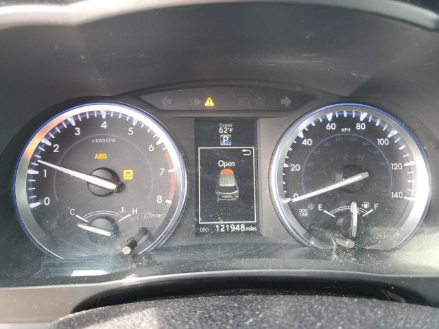 5TDKKRFH0FS043604 - 2015 TOYOTA HIGHLANDER XLE BLACK photo 9