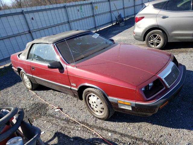 1C3XJ55E7JG430747 - 1988 CHRYSLER LEBARON PREMIUM MAROON photo 4