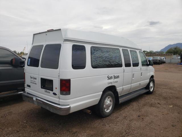 1FBSS31L52HA90302 - 2002 FORD ECONOLINE E350 SUPER DUTY WAGON WHITE photo 4