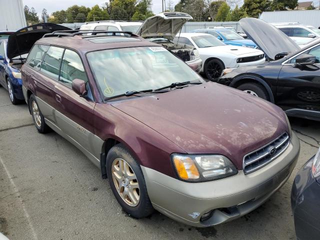 4S3BH686XY7665357 - 2000 SUBARU LEGACY OUTBACK LIMITED BURGUNDY photo 4