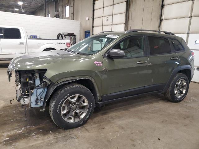 1C4PJMBX3KD433496 - 2019 JEEP CHEROKEE TRAILHAWK GREEN photo 1