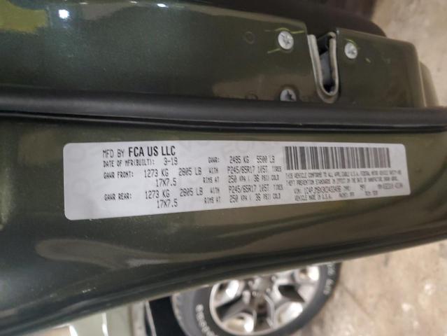 1C4PJMBX3KD433496 - 2019 JEEP CHEROKEE TRAILHAWK GREEN photo 14