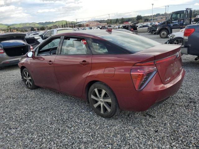 JTDBVRBD7KA007281 - 2019 TOYOTA MIRAI BURGUNDY photo 2