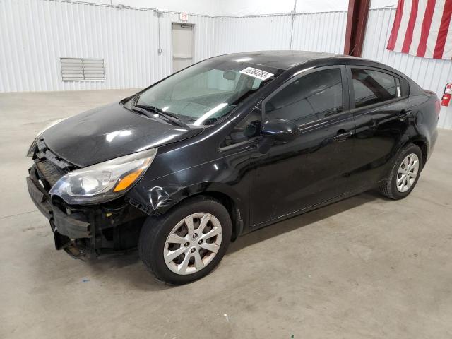 KNADN4A36G6588218 - 2016 KIA RIO EX BLACK photo 2