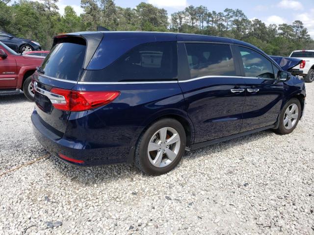 5FNRL6H55KB017303 - 2019 HONDA ODYSSEY EX BLUE photo 3