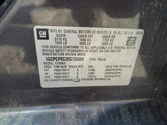 3GCPCPEC2EG133069 - 2014 CHEVROLET SILVERADO C1500 Boz foto 12