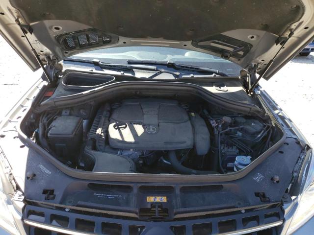 4JGDA5HB8EA377500 - 2014 MERCEDES-BENZ ML 350 4MATIC GRAY photo 12