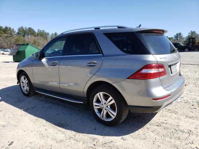4JGDA5HB8EA377500 - 2014 MERCEDES-BENZ ML 350 4MATIC GRAY photo 2