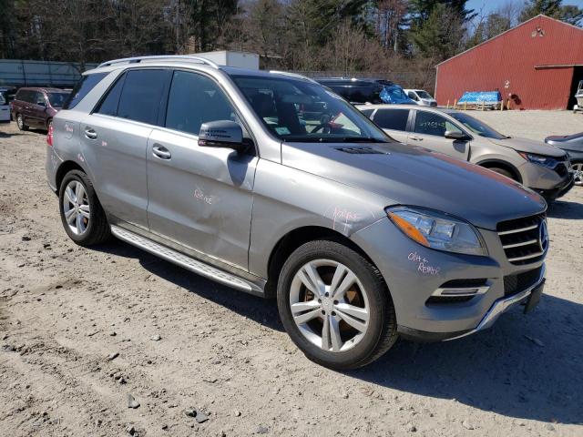 4JGDA5HB8EA377500 - 2014 MERCEDES-BENZ ML 350 4MATIC GRAY photo 4