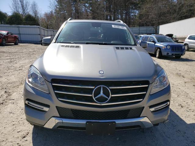 4JGDA5HB8EA377500 - 2014 MERCEDES-BENZ ML 350 4MATIC GRAY photo 5