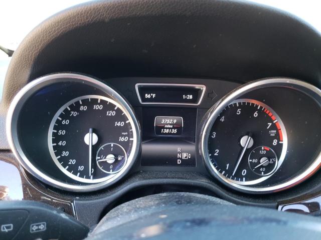 4JGDA5HB8EA377500 - 2014 MERCEDES-BENZ ML 350 4MATIC GRAY photo 9