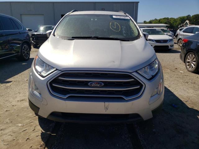 MAJ3P1TE0JC239530 - 2018 FORD ECOSPORT SE SILVER photo 5