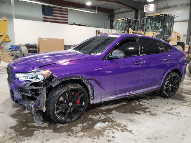 5UXCY8C07N9K85135 - 2022 BMW X6 M50I PURPLE photo 1