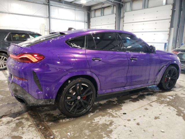5UXCY8C07N9K85135 - 2022 BMW X6 M50I PURPLE photo 3