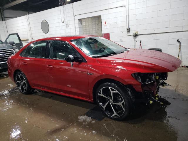 1VWMA7A32NC005056 - 2022 VOLKSWAGEN PASSAT R-LINE წითელი ფოტო 4