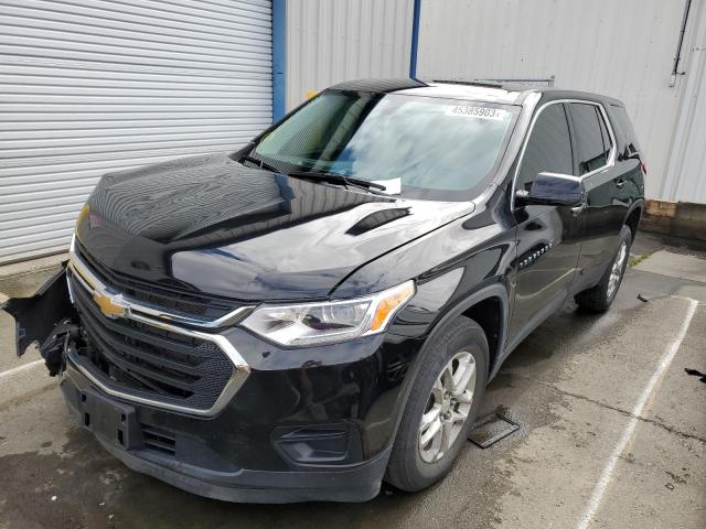 1GNERFKW5LJ213001 - 2020 CHEVROLET TRAVERSE LS BLACK photo 1