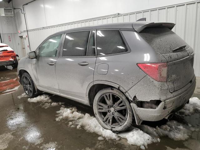 5FNYF8H53KB015564 - 2019 HONDA PASSPORT EXL GRAY photo 2