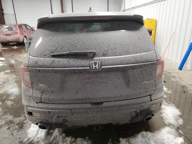 5FNYF8H53KB015564 - 2019 HONDA PASSPORT EXL GRAY photo 6