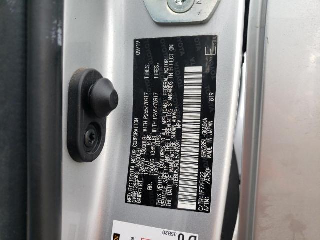 JTEBU5JR0L5749391 - 2020 TOYOTA 4RUNNER SR5/SR5 PREMIUM 银色 照片 13