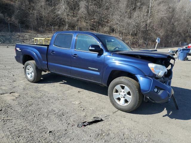 5TFMU4FN6CX007966 - 2012 TOYOTA TACOMA DOUBLE CAB LONG BED BLUE photo 4