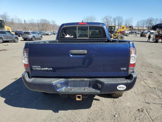 5TFMU4FN6CX007966 - 2012 TOYOTA TACOMA DOUBLE CAB LONG BED BLUE photo 6