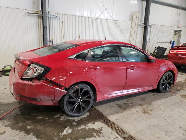 2HGFC2F88LH585437 - 2020 HONDA CIVIC SPORT 红色 照片 3