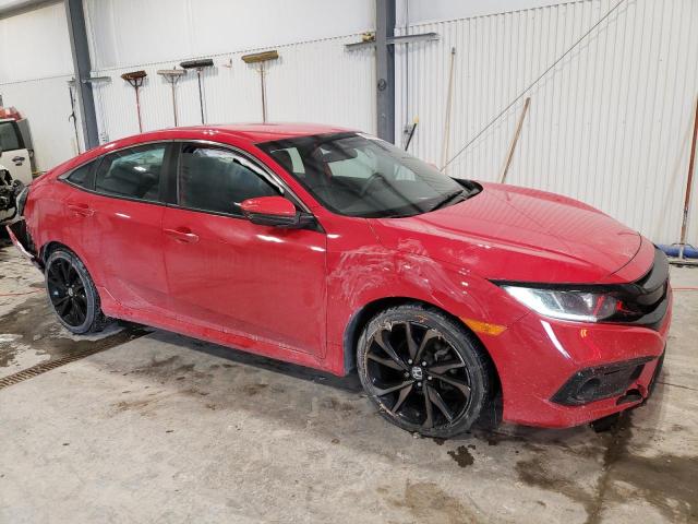 2HGFC2F88LH585437 - 2020 HONDA CIVIC SPORT 红色 照片 4