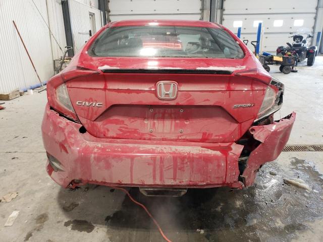 2HGFC2F88LH585437 - 2020 HONDA CIVIC SPORT 红色 照片 6