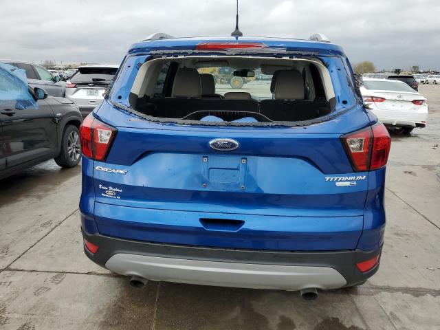 1FMCU9J96KUA37953 - 2019 FORD ESCAPE TITANIUM BLUE photo 6