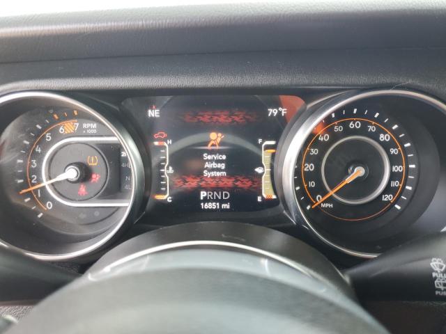 1C4HJXEN6MW718362 - 2021 JEEP WRANGLER U SAHARA BURGUNDY photo 9