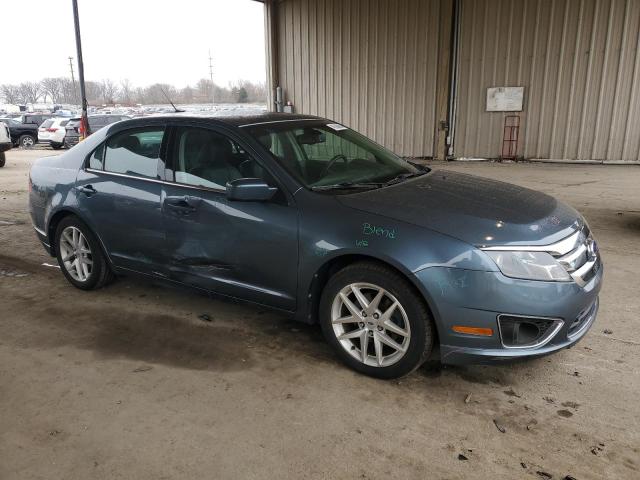 3FAHP0JG7BR272855 - 2011 FORD FUSION SEL BLUE photo 4