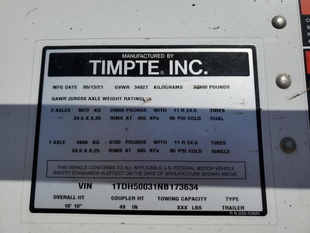 1TDH50031NB173634 - 2022 TIMT HOPPER WHITE photo 10