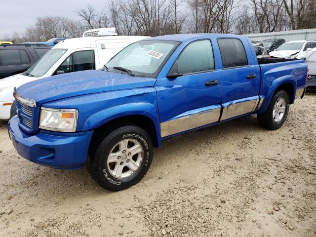 1D7HW68N68S537255 - 2008 DODGE DAKOTA SPORT BLUE photo 1