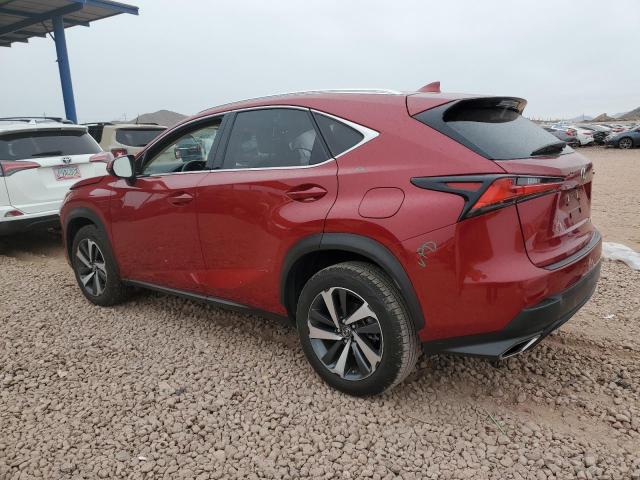 JTJYARBZ0K2126671 - 2019 LEXUS NX 300 BASE წითელი ფოტო 2