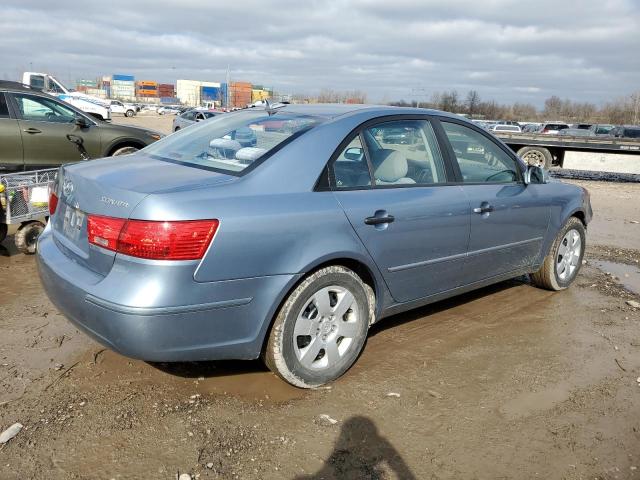 5NPET46C19H564648 - 2009 HYUNDAI SONATA GLS BLUE photo 3