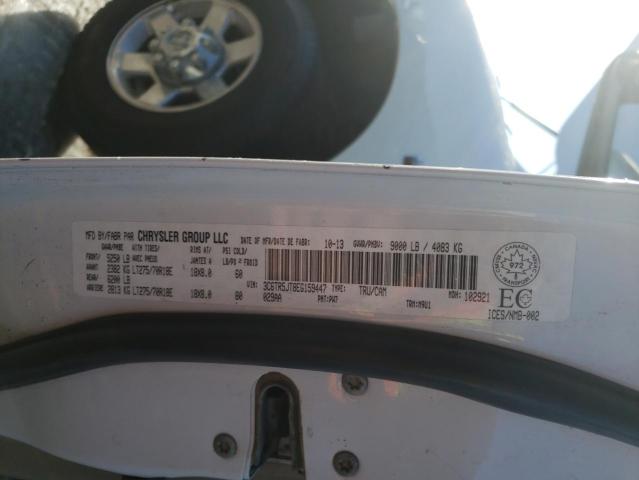 3C6TR5JT8EG159447 - 2014 RAM 2500 SLT თეთრი ფოტო 13