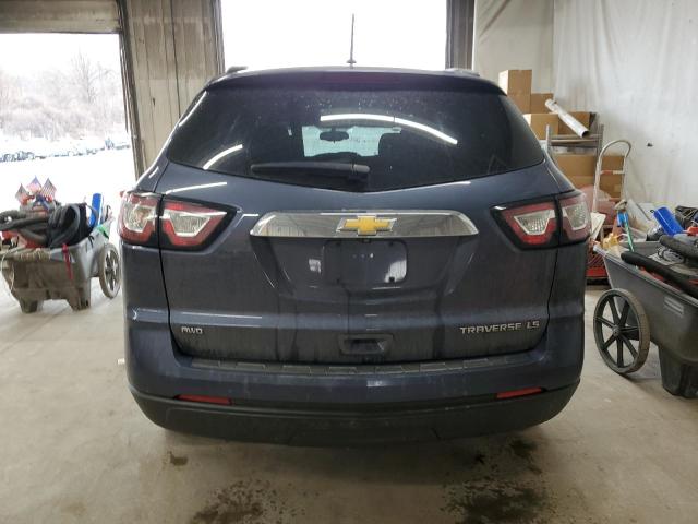 1GNKVFED1EJ137238 - 2014 CHEVROLET TRAVERSE LS BLUE photo 6