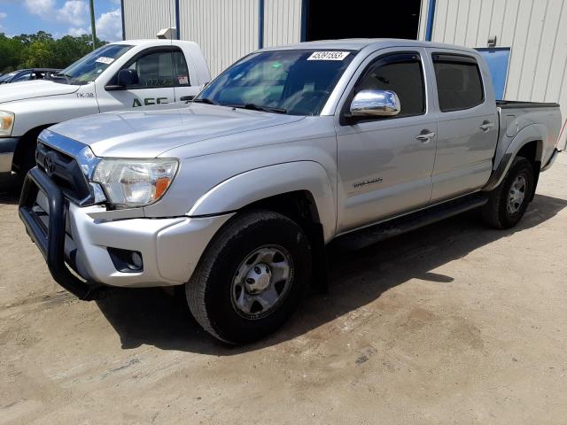5TFJU4GN2DX047559 - 2013 TOYOTA TACOMA DOUBLE CAB PRERUNNER SILVER photo 1