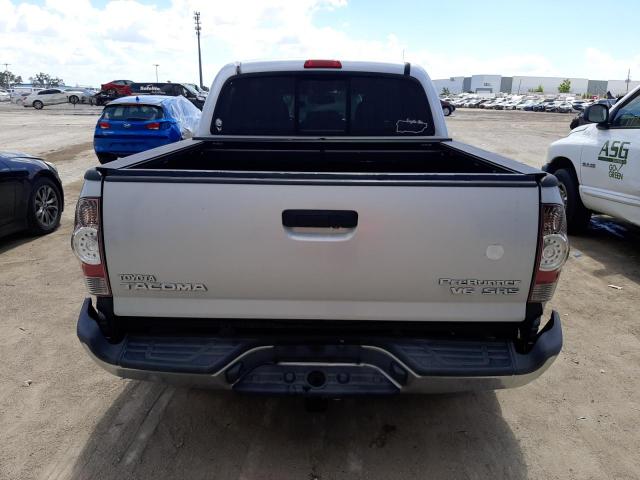 5TFJU4GN2DX047559 - 2013 TOYOTA TACOMA DOUBLE CAB PRERUNNER SILVER photo 6