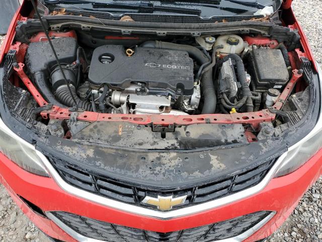 1G1BE5SM4G7309519 - 2016 CHEVROLET CRUZE LT RED photo 11