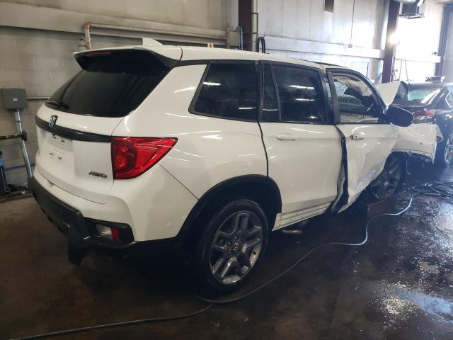 5FNYF8H52PB024554 - 2023 HONDA PASSPORT EXL WHITE photo 3