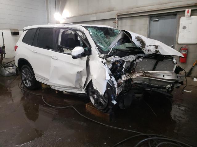 5FNYF8H52PB024554 - 2023 HONDA PASSPORT EXL WHITE photo 4
