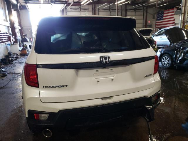 5FNYF8H52PB024554 - 2023 HONDA PASSPORT EXL WHITE photo 6