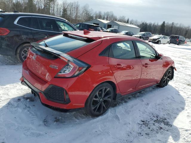 SHHFK7H98JU303061 - 2018 HONDA CIVIC SPORT TOURING RED photo 3