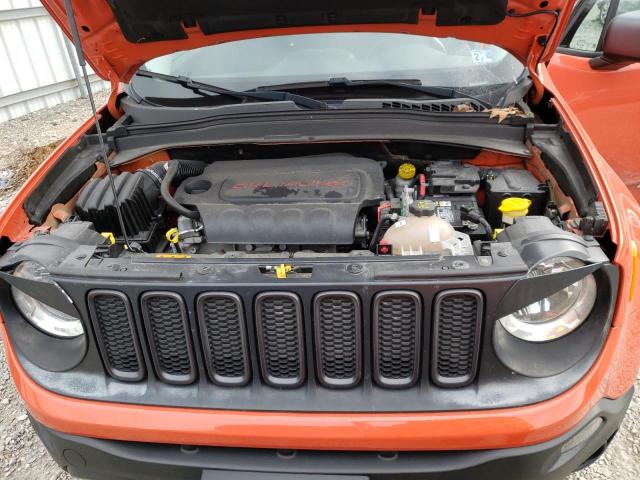 ZACCJBCT4GPD80122 - 2016 JEEP RENEGADE TRAILHAWK ORANGE photo 12