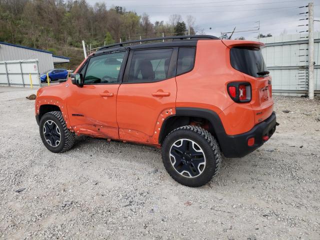 ZACCJBCT4GPD80122 - 2016 JEEP RENEGADE TRAILHAWK ORANGE photo 2