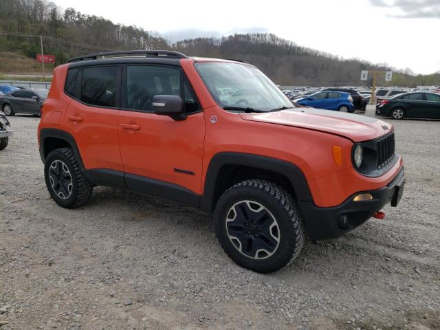 ZACCJBCT4GPD80122 - 2016 JEEP RENEGADE TRAILHAWK ORANGE photo 4