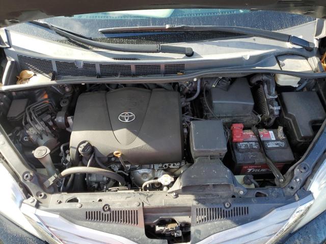 5TDYZ3DC0HS803804 - 2017 TOYOTA SIENNA XLE BLACK photo 12