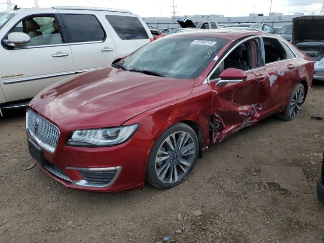 3LN6L5E94HR663889 - 2017 LINCOLN MKZ RESERVE წითელი ფოტო 1